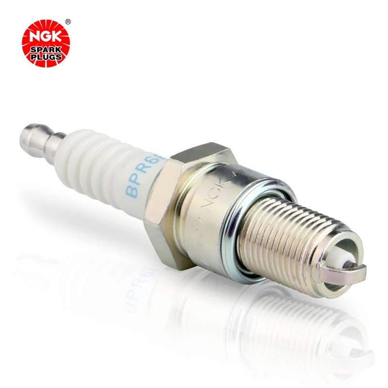 NGK nickel alloy spark plug BPR6ES 7822 is suitable for Jinbei Wuling Hafei Foton Geo double ring leopard（4PCS)