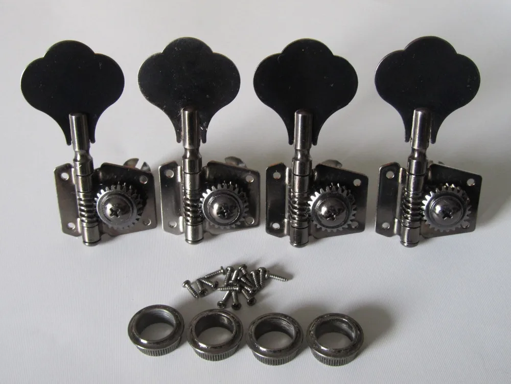 

P Bass J Bass Tuning Keys Pegs Bass Tuners Machine Heads Black Nickel