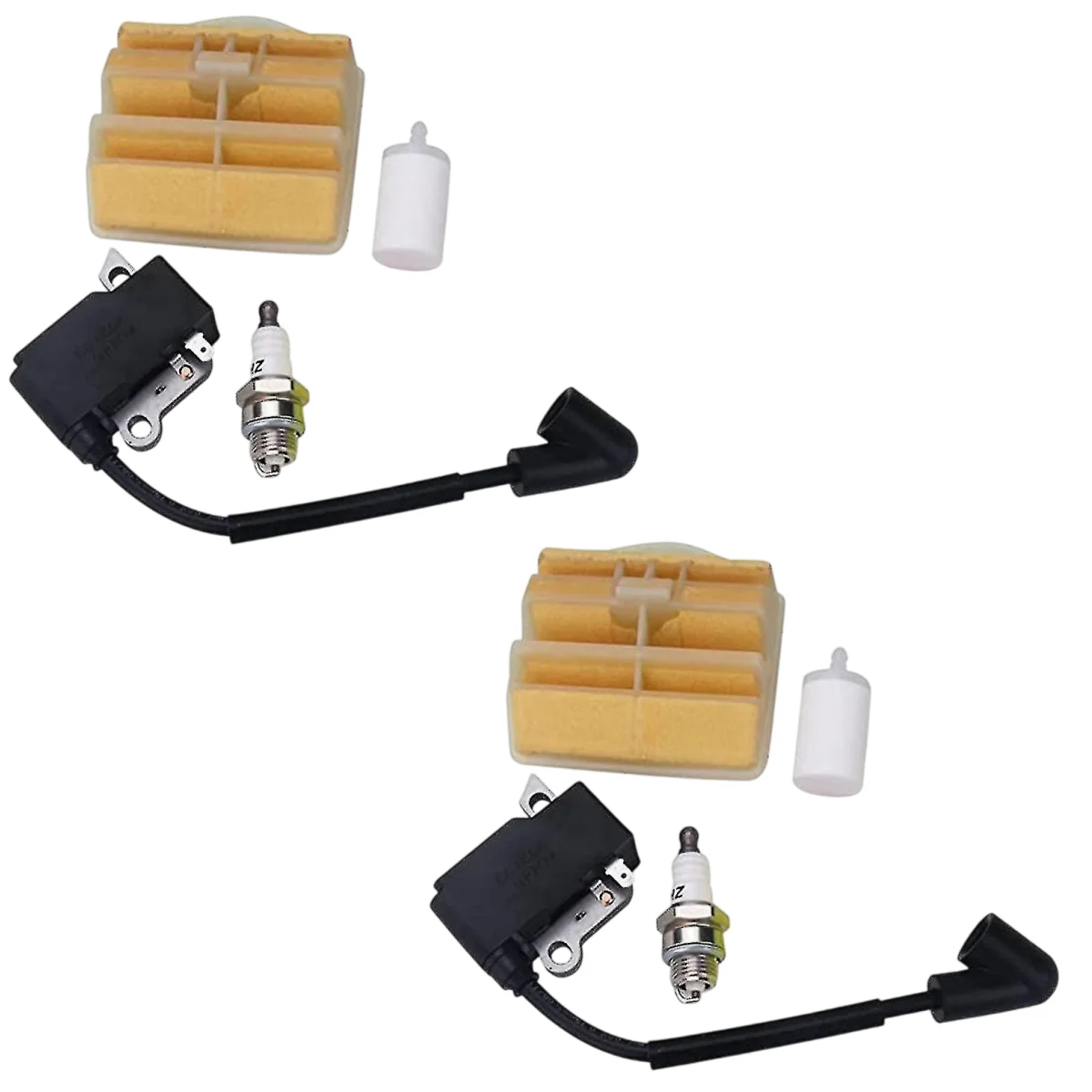 2PCS Ignition Coil Air Filter Kit for Husqvarna 435E 440 445E 450