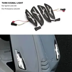 New For Vespa Primavera 125 150 Sprint 150 125 Motorcycle Accessories LED Turn Signal Front Rear Light Flasher Lamp Indicator