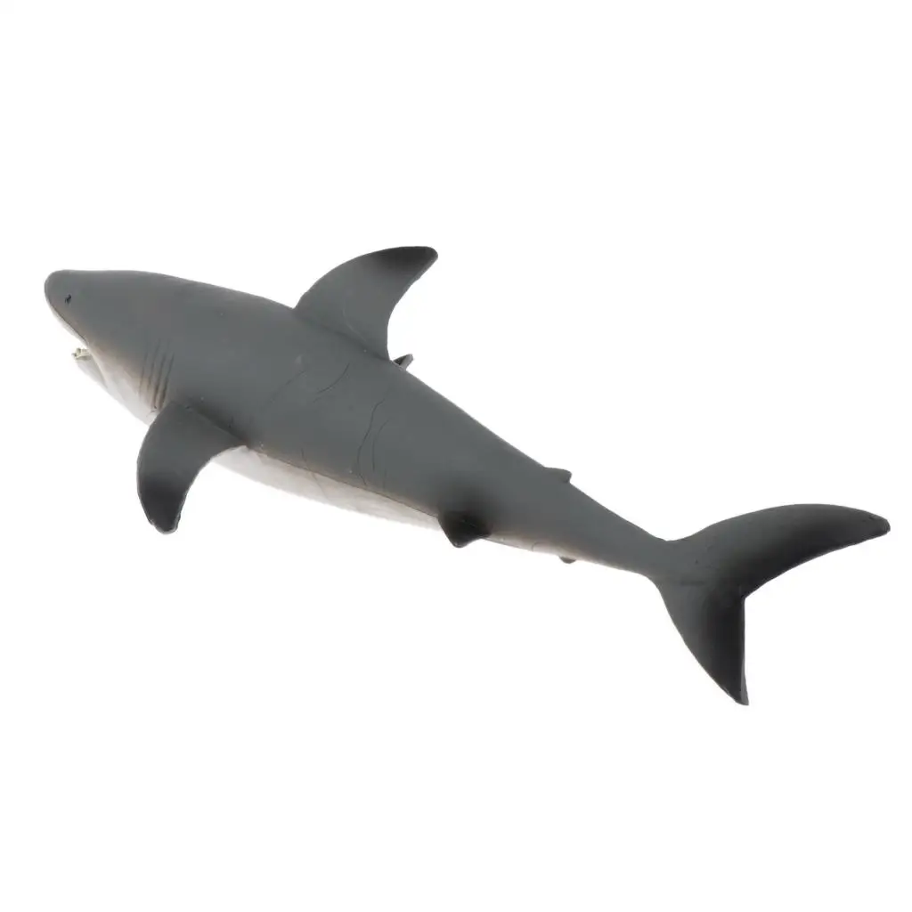 Great White Shark Toy Figurine - Ocean World Sea Life Figure Animals Model