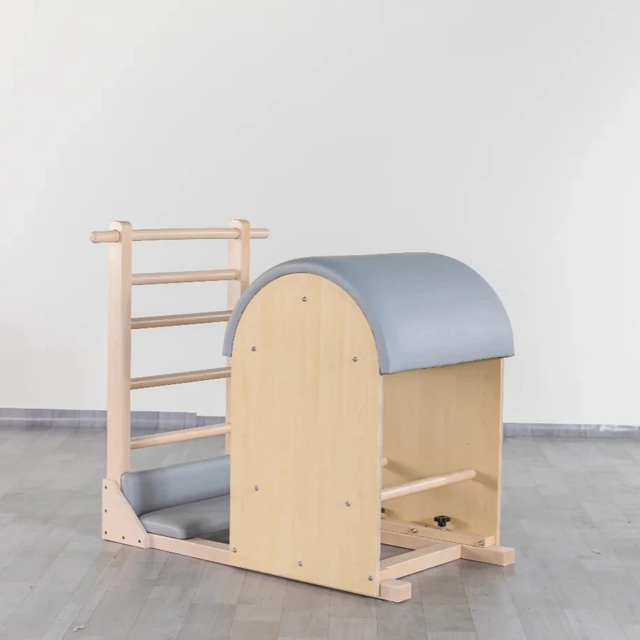Professional Oak Wood Gym Ladder Barrel for Home Exercise and Pilates Studio Training Direct Factory Supply - Detail 1