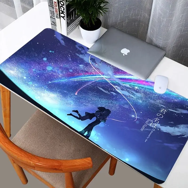 Your Name Print Anime Mousepad Creative Aesthetic Laptop Decor Pad Computer Keyboard Gaming Desk Mat Gamer Accessories Mouse Pad