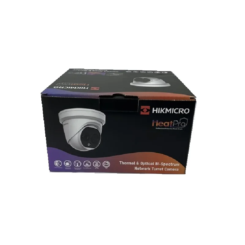 HIKMICRO HM-2TD1228T-3/QA Bi-spectrum Thermography Network Turret Camera Fire Prevention Smoking detection Algorithm