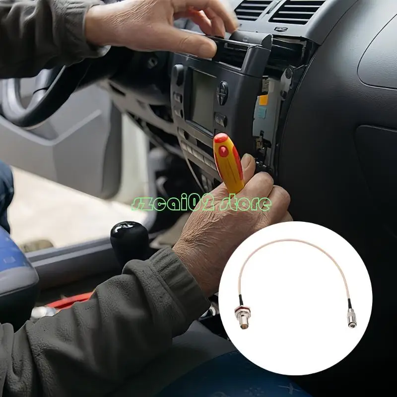 400B 15cm/30cm/100cm Length Choice Converter Cord High Performances DIN 1.0/2.3 To BNC