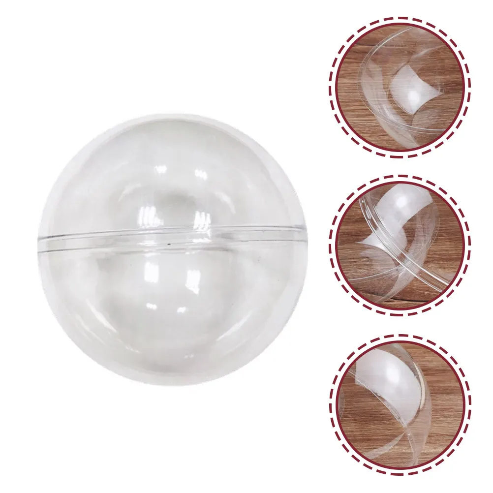 

25 шт. прозрачных пластиковых шариков для упаковки помады, для торговых автоматов, наполняемых украшений, поделок, декораций, хранения
