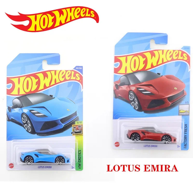 

2023-121 Original Hot Wheels LOTUS EMIRA Mini Alloy Coupe 1/64 Metal Diecast Model Car Kids Toys Gift