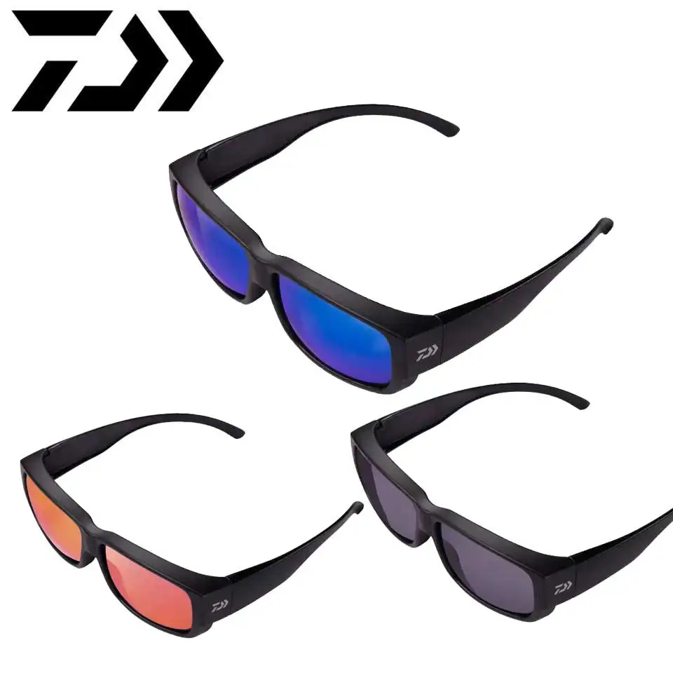 Original DAIWA Polarized Fishing Glasses Outsports Sunglasses UV protection Anti-blue Light Clearly Vision Cycling Hiking