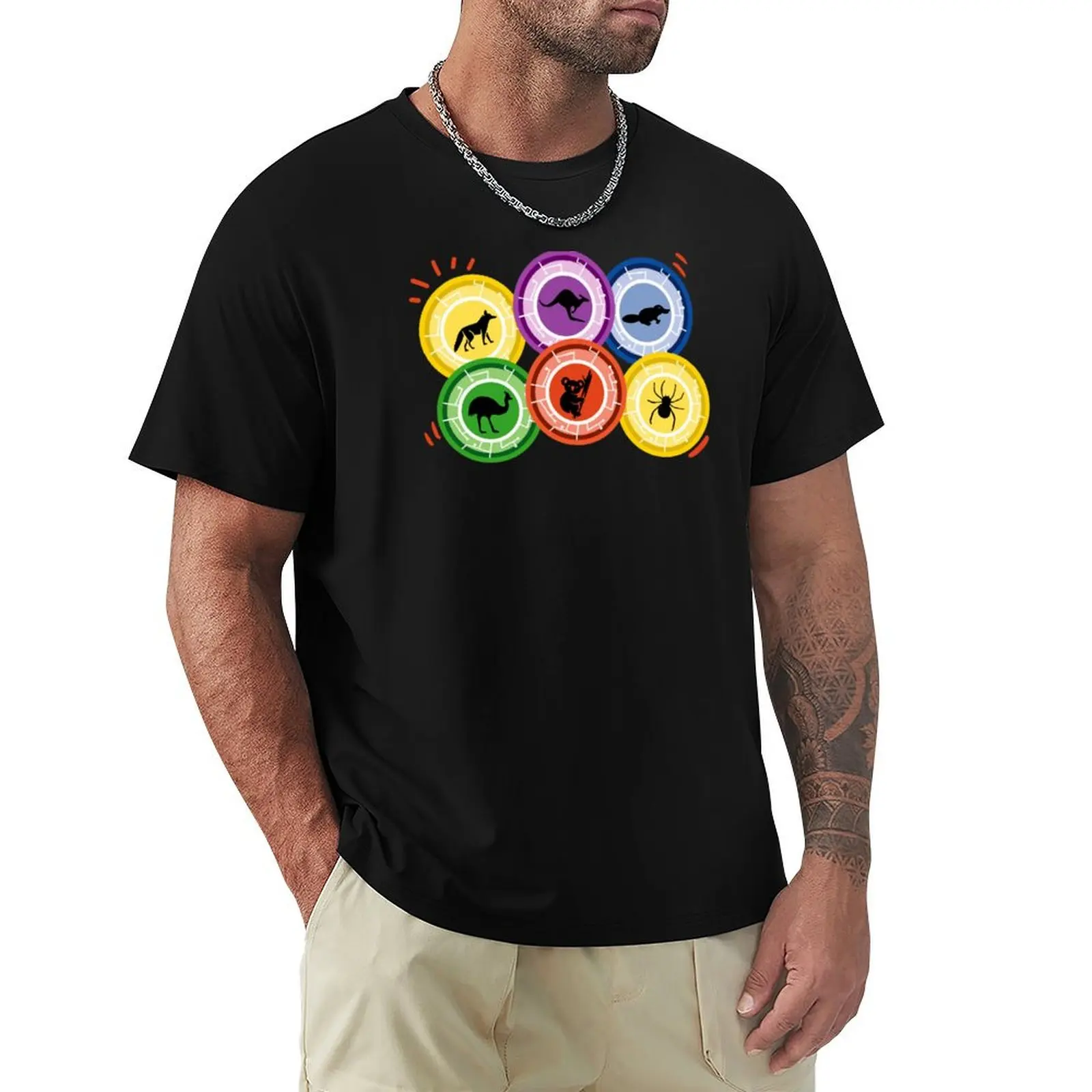 Wild Kratts Creature Power Discs: Australia Adventure T-Shirt Plus Size Outdoor Casual Top