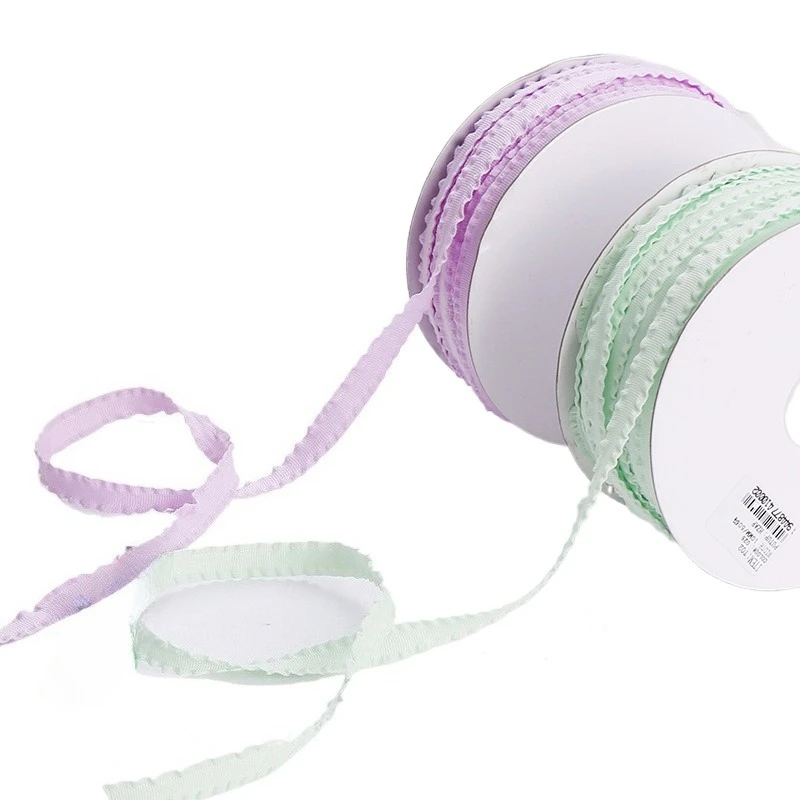 50 Yards/Rolle 10mm Elastisches Plissee-Band DIY Kleidung Unterwäsche Zubehör Haarspange Stirnband Dekoration Nähzubehör