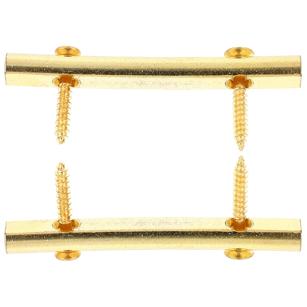 

2pcs GuitarLeadStringDevice ZincAlloy Golden GuitarAccessoriesKit StringRetainerBar MusicPractice ElectricGuitarHardware