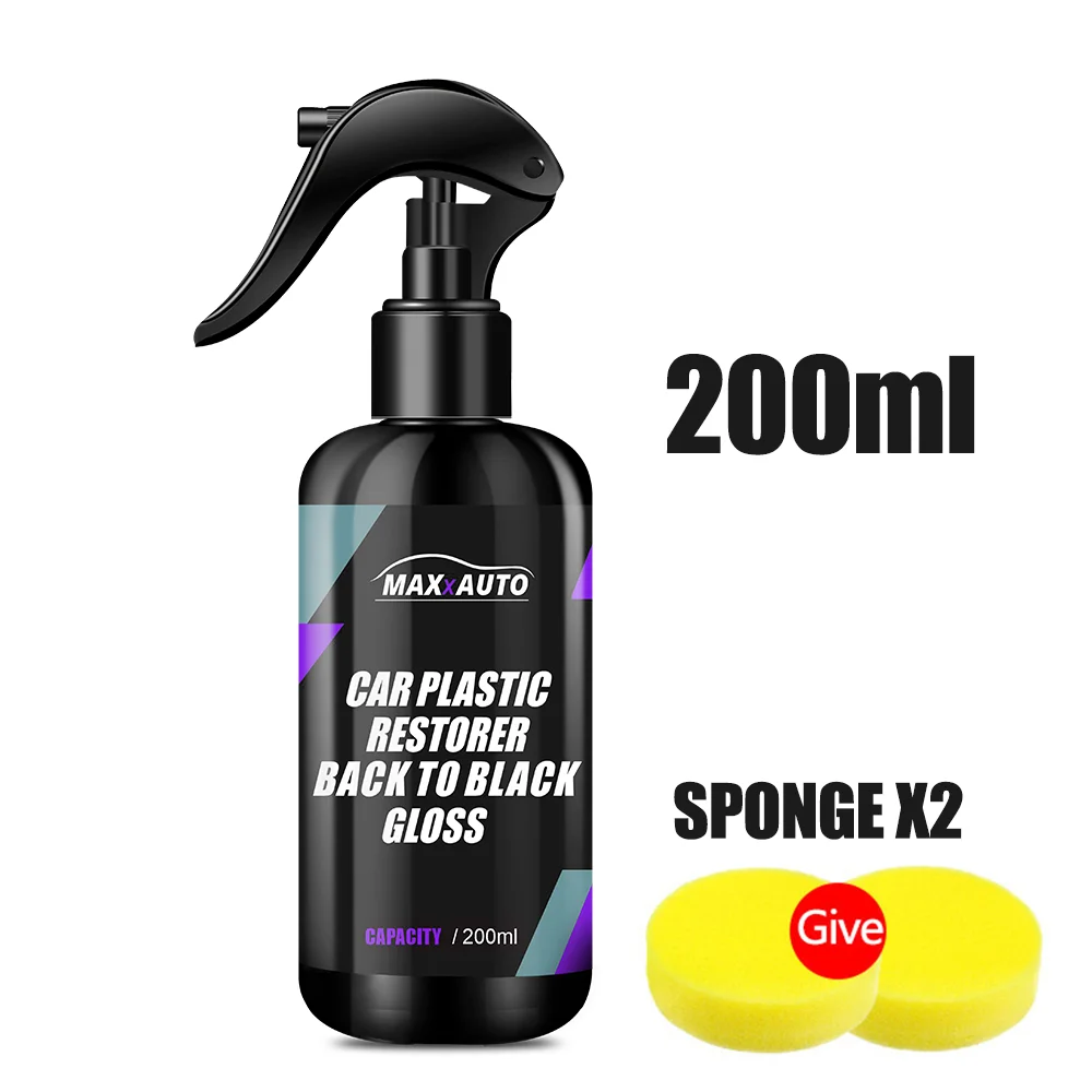 Auto Plastic Restorer Terug naar zwart Glans Autoreinigingsproducten Auto's Polijsten en repareren Coating Renovator voor auto's Detaillering