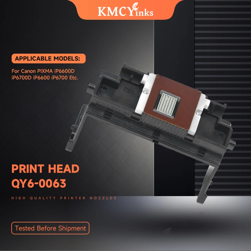 KMCYinks Refurbished QY6-0063 Print Head Printhead Use For Canon iP6600D iP6700D iP6600 iP6700 Color Inkjet Printers