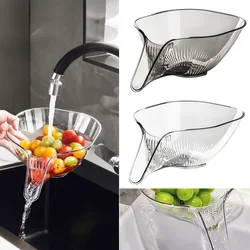Multifunctional Washing Drain Baskets Household Vegetable Basin Kitchen Washing Fruit Plate Cleaning Bowl Kitchen Accessories