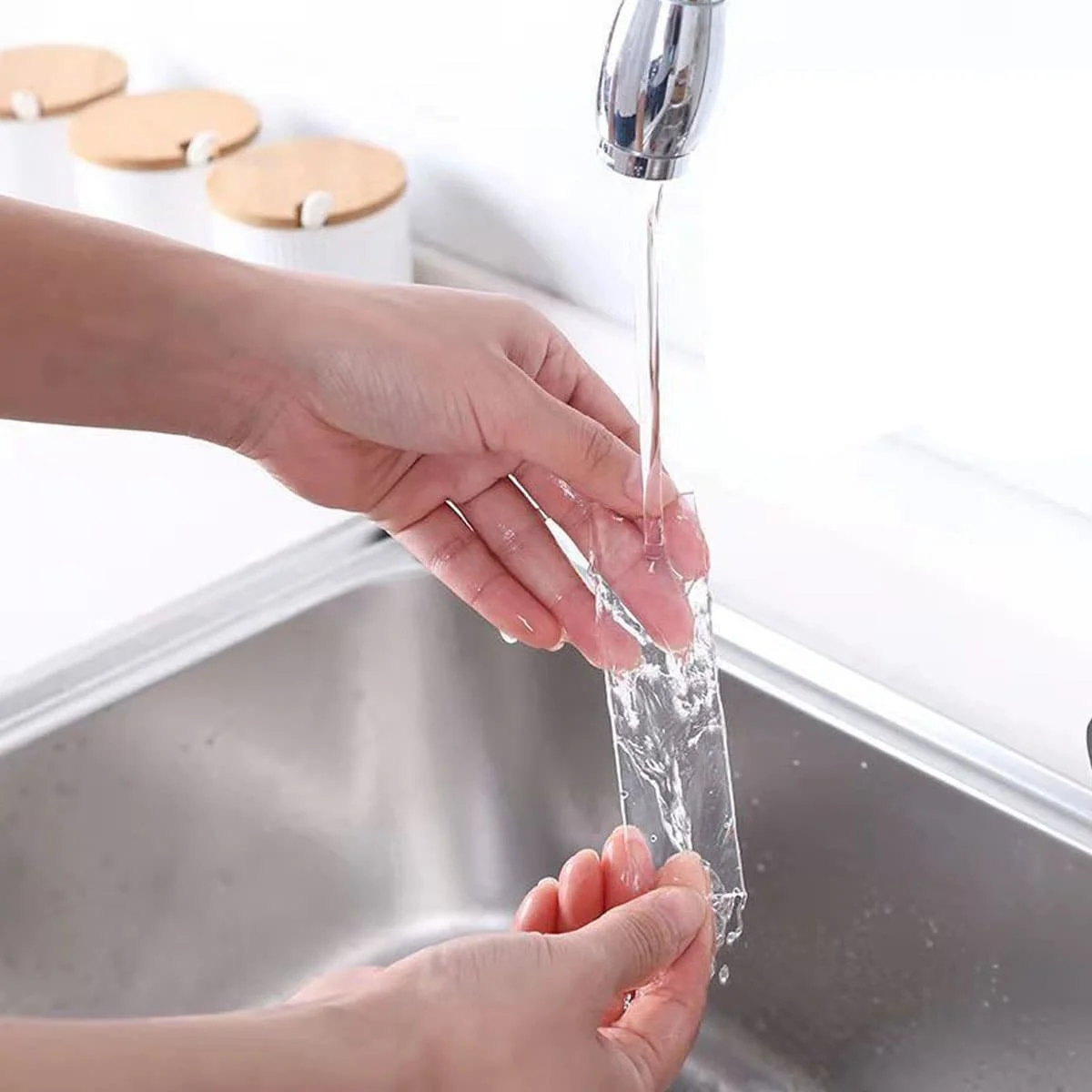 1 Piece of Kitchen Bathroom Waterproof and Mildew Proof Tape, Seam Sealing Strip, Transparent Bathroom Toilet Gap Sticker