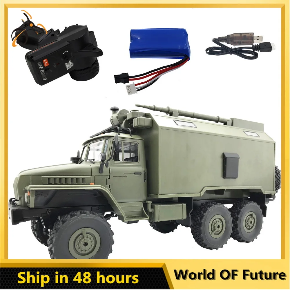 

Pankeda B-36 full-scale Ural command communication vehicle RC CAR six-wheel drive remote control climbing remote control toy