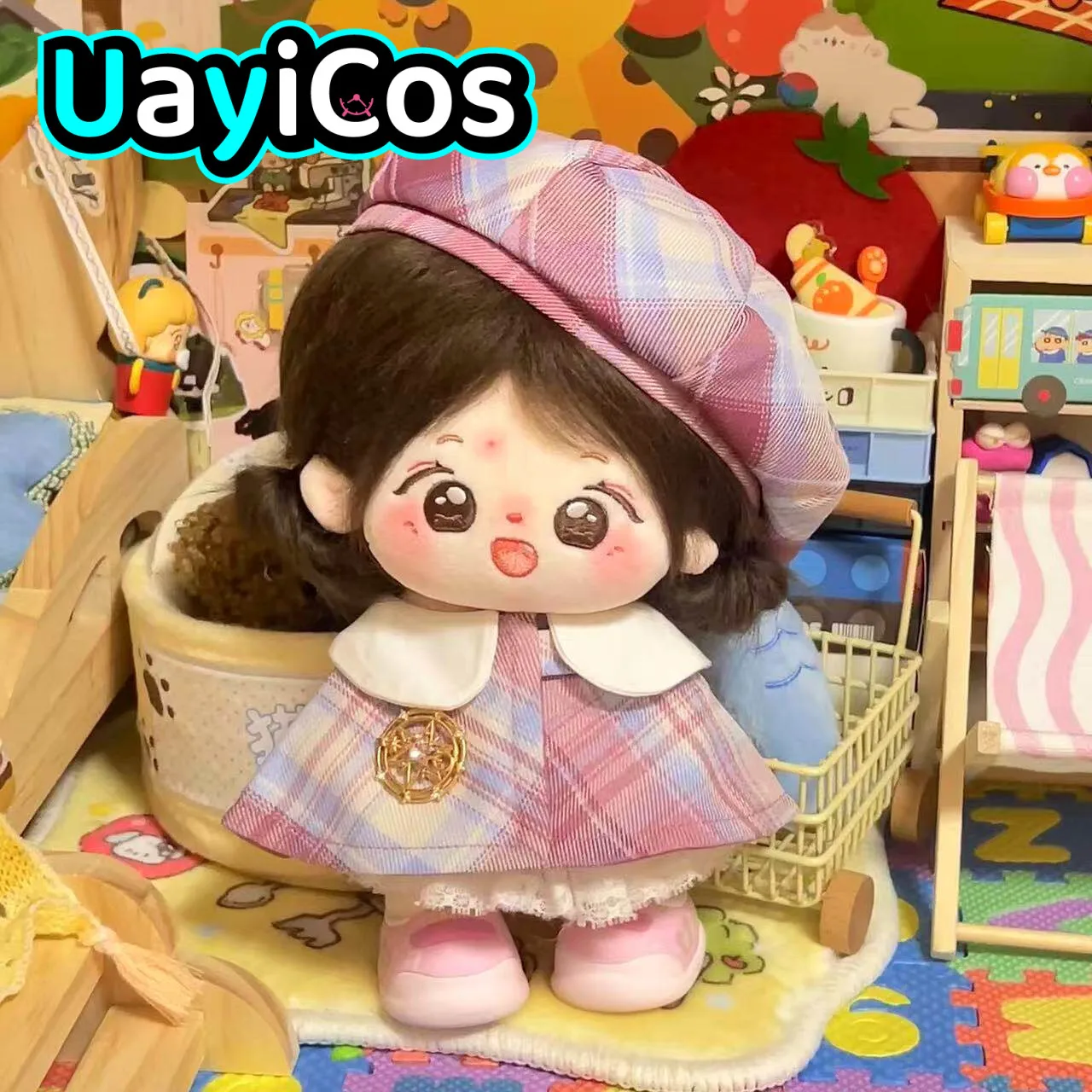 

В наличии: Одежда для кукол 20 см, плащ «Магическая академия», клетчатая шляпа, костюм, аксессуары для кукол, игрушка по мотивам аниме и игр, подарки для детей, косплей