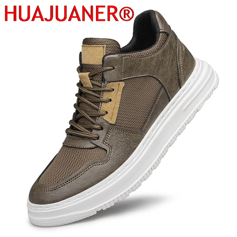 

Men Height Increase Sneakers Elevator Shoes for Men 6cm Sports Casual Shoes Invisible Inner Heightening 8cm White Big Size Shoes