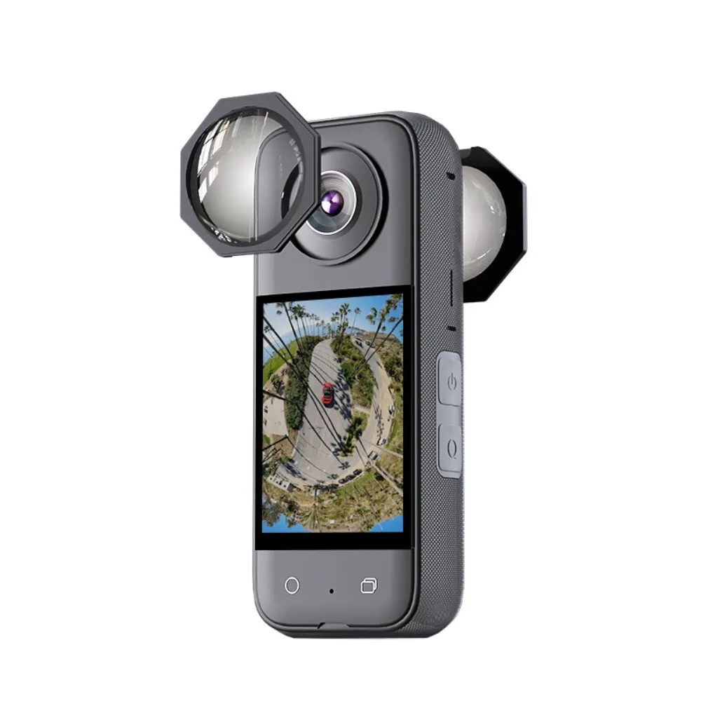 

Hexagon Tempered Glass Lens Cover Lens Guard for Insta360 X3 Camera