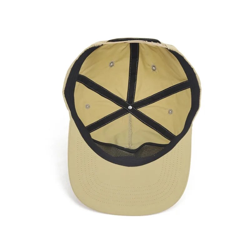 New Custom Logo Men Solid Color Anti-splashing Five-panel Quick-drying Hat Spring and Summer Casual Sunshade Women Baseball Cap