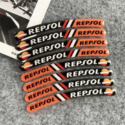 8PCS Repsol 3D Gel Reflective Motorcycle Wheel Hub Rim Strip Decal For Honda ADV350 X-ADV 750 CBR600F4i 600F2 RVF400 VFR400