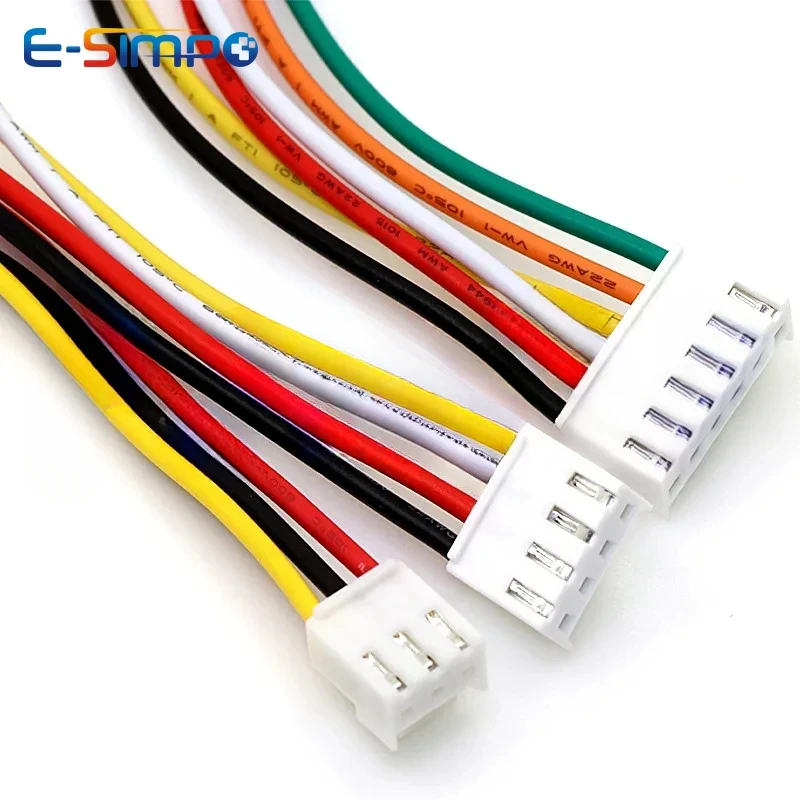 

10pcs JST VH3.96 22AWG 20CM Wire Single Male Female Housing Plug Connector Wire Cable 2/3/4/5/6/7/8/9/10Pin