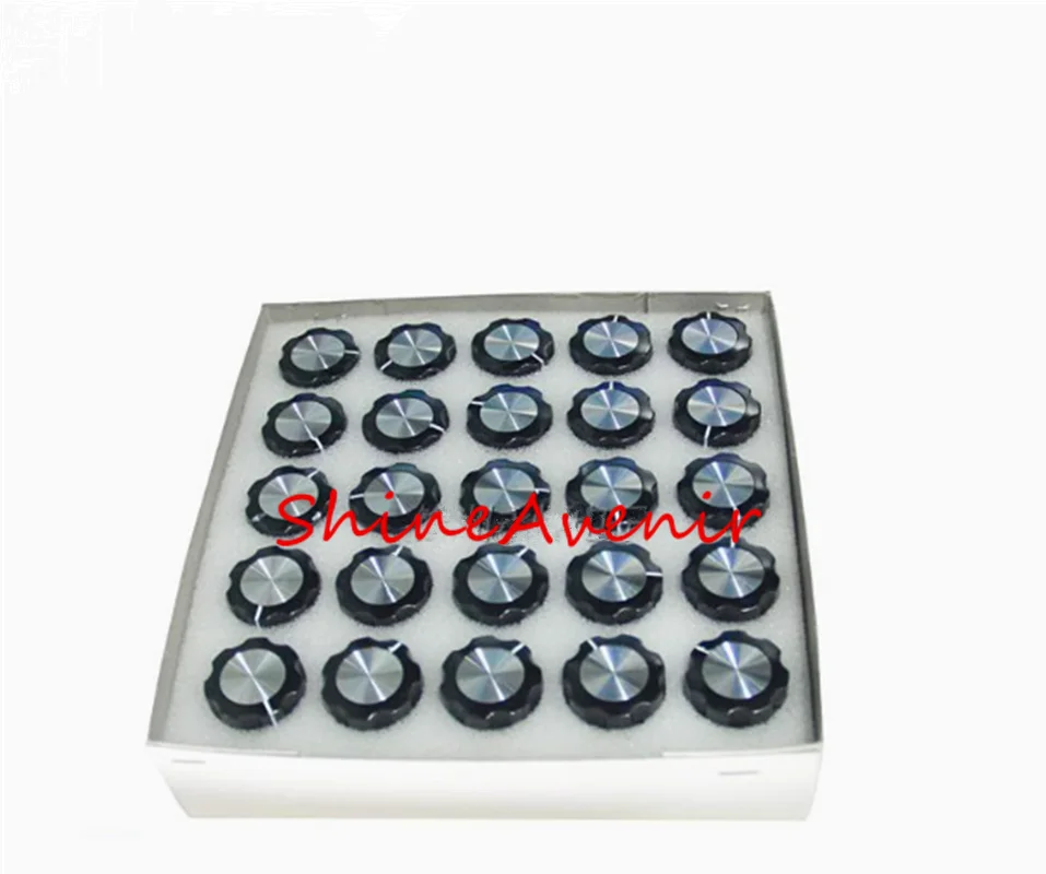 10PCS MF-A01/A02/A03/A04/A05 potentiometer knob, rubberwood knob, hat, scale piece, 6mm inner hole，100% original