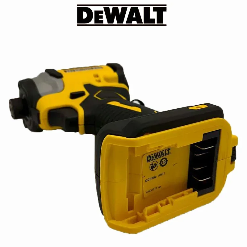 

Аккумуляторный шуруповерт DEWALT DCF850 20В с бесщеточным двигателем, перезаряжаемая дрель-шуруповерт, электрический ударный гайковерт с высоким крутящим моментом