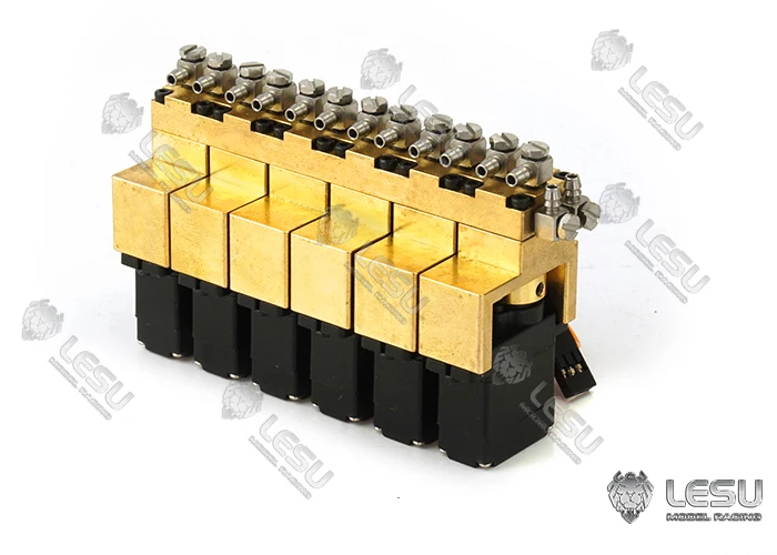 LESU RC 1-7 Kanal Hydraulisches Maßstabsmodell-Umschaltventil für RC-Bagger, Radlader, Muldenkipper Zubehörteile Y-1537 – Detail 12