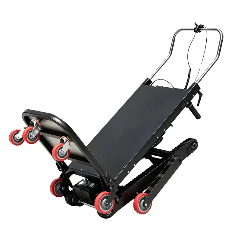Crawler Type Electric Stair Climber Cargo Trolley for Transporting Goods Home Appliances & Furniture up and Down Stairs