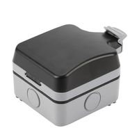 Single Gang Weatherproof in-Use Cover Box,Waterproof Switch Socket Box Type 86 Electrical Outlet Box for Outdoor Garden 콘센트 가리개