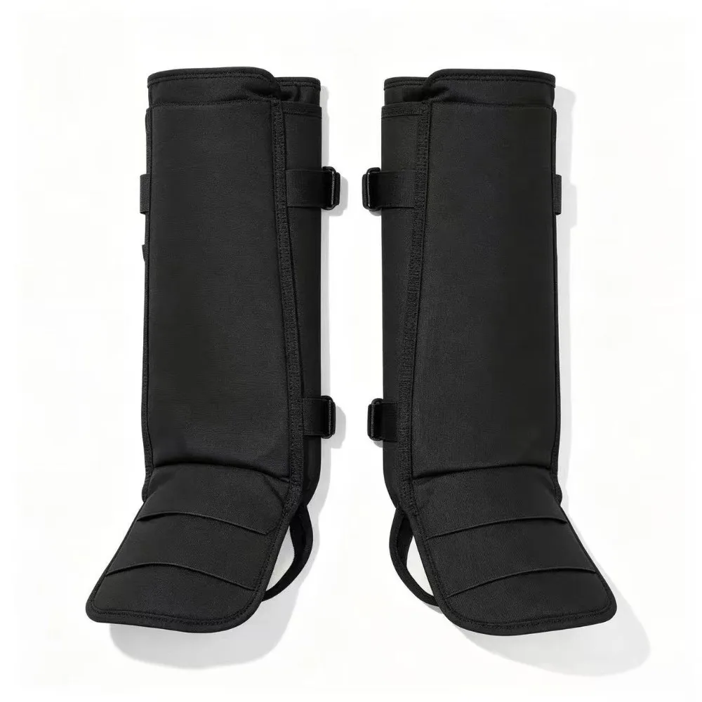 Snake Bite Protection Knee High Leg Gaiters Adjustable Foldable Snow Boot Gaiters Scratch-Proof Waterproof Leg Guards Lawn