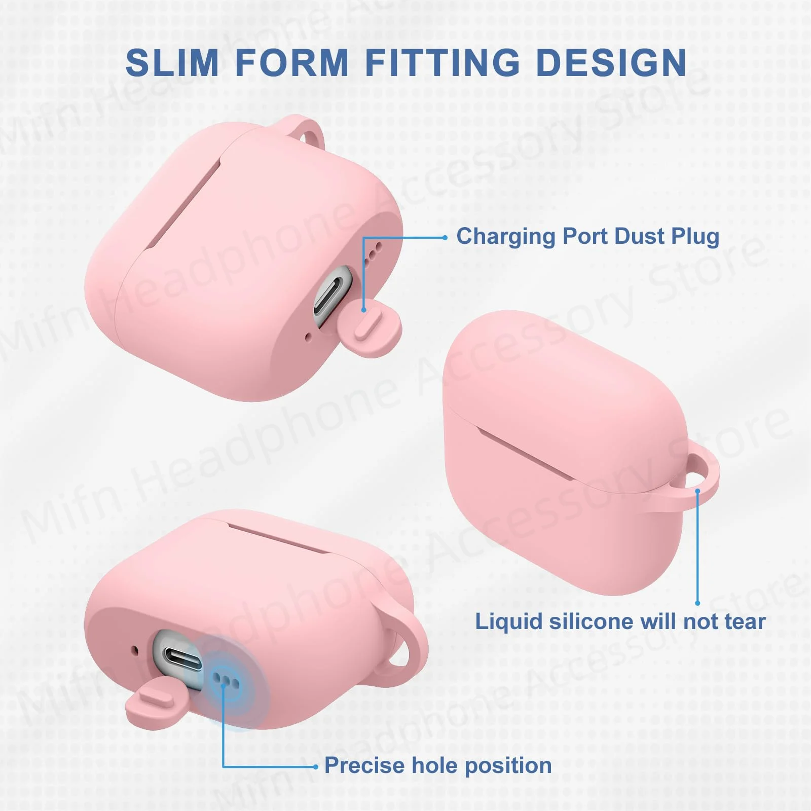 Беспроводной чехол для airpods 4, наушники с ремешком, высококачественный мягкий защитный чехол из жидкого силикона для apple airpod 4, чехол