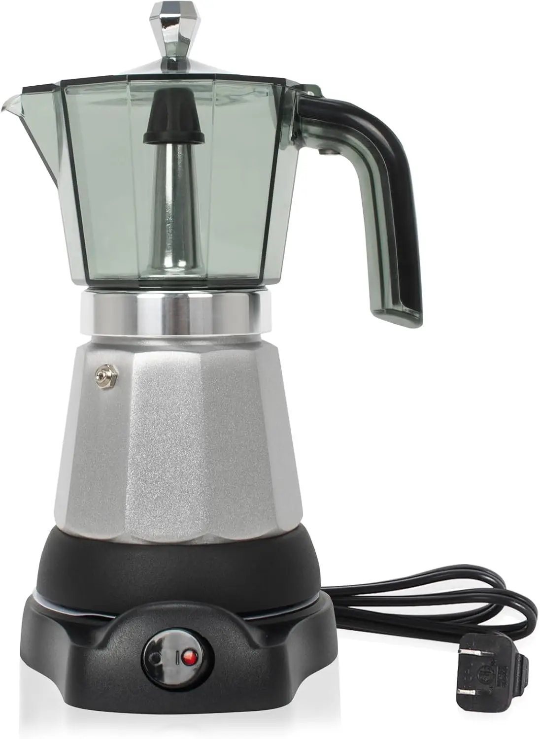 

6 Cup Manual Espresso Maker, Small Espresso Machines for Home, Cuban Coffee Maker with Detachable Base & Overheat Protection,
