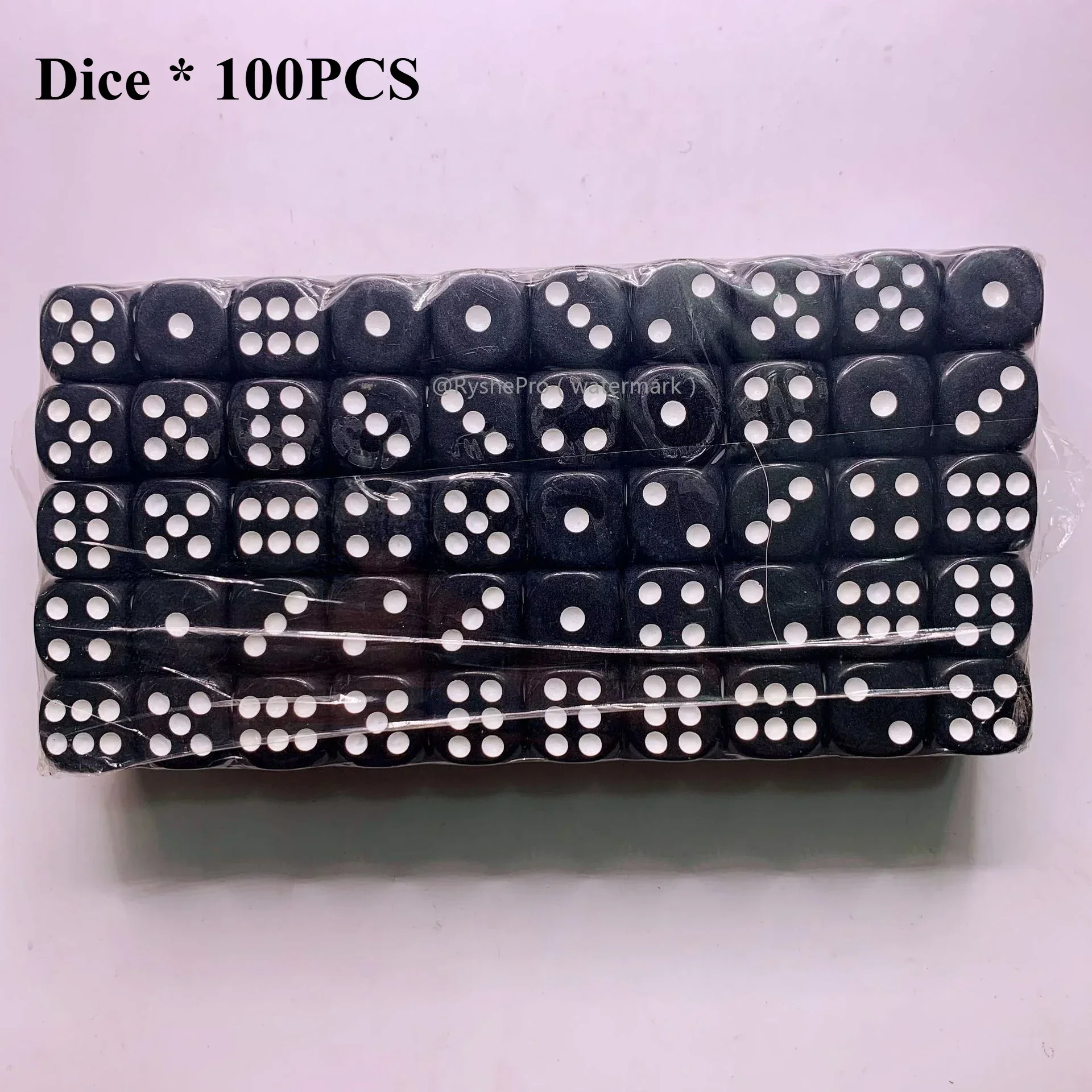 100 Stück farbige Würfel, 14 mm, 6-seitig, mit Acrylmaterial, Standard-Spielwürfel-Set für Brettspiele, Partys, Klassenzimmer, Mathewürfel