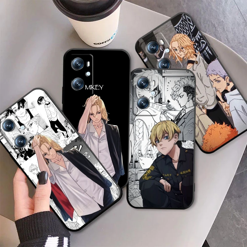 

T-Tokyo S-Sano Revengers For OPPO Find X6 X5 X3 A54S A5 A94 A16 A53S A57 A74 A72 A98 A78 A96 A9 5G Black Soft Phone Case