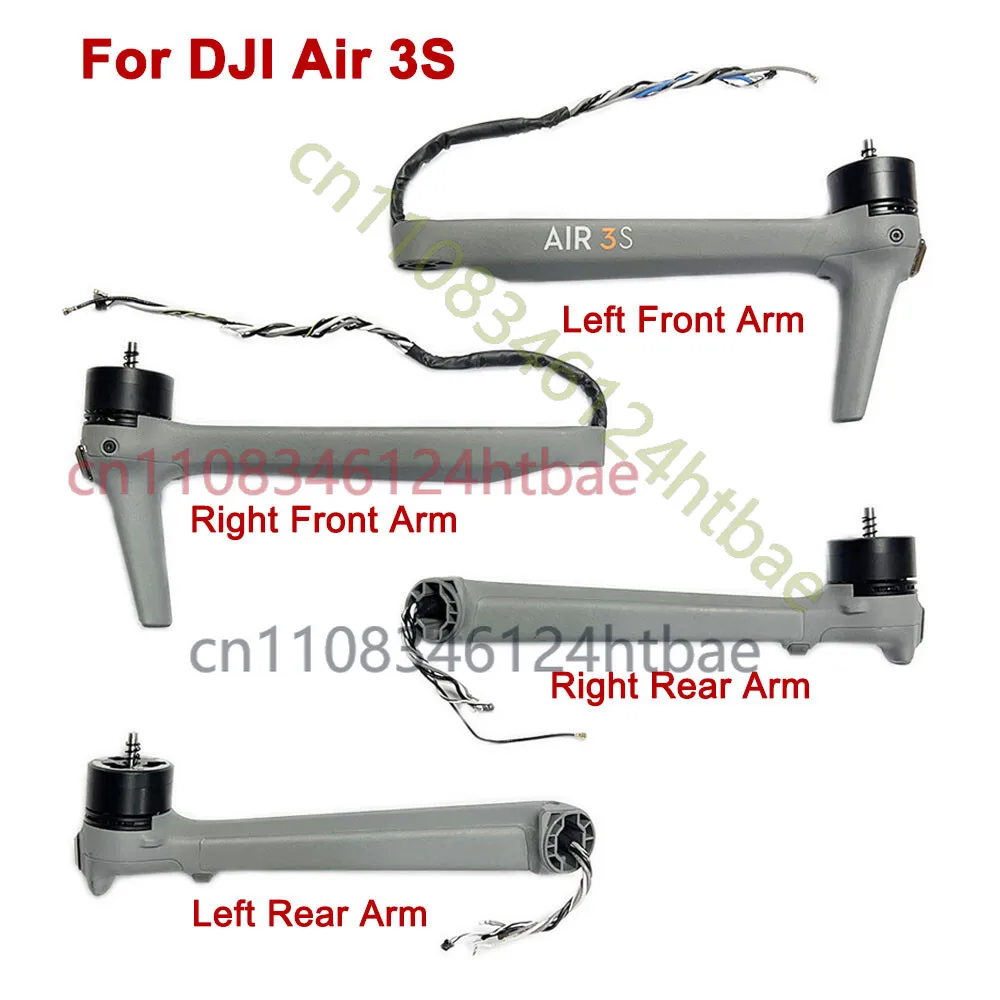 

Used Motor Arm Replacement For DJI Air 3S Front Rear Left Right Arms with Motors ADE