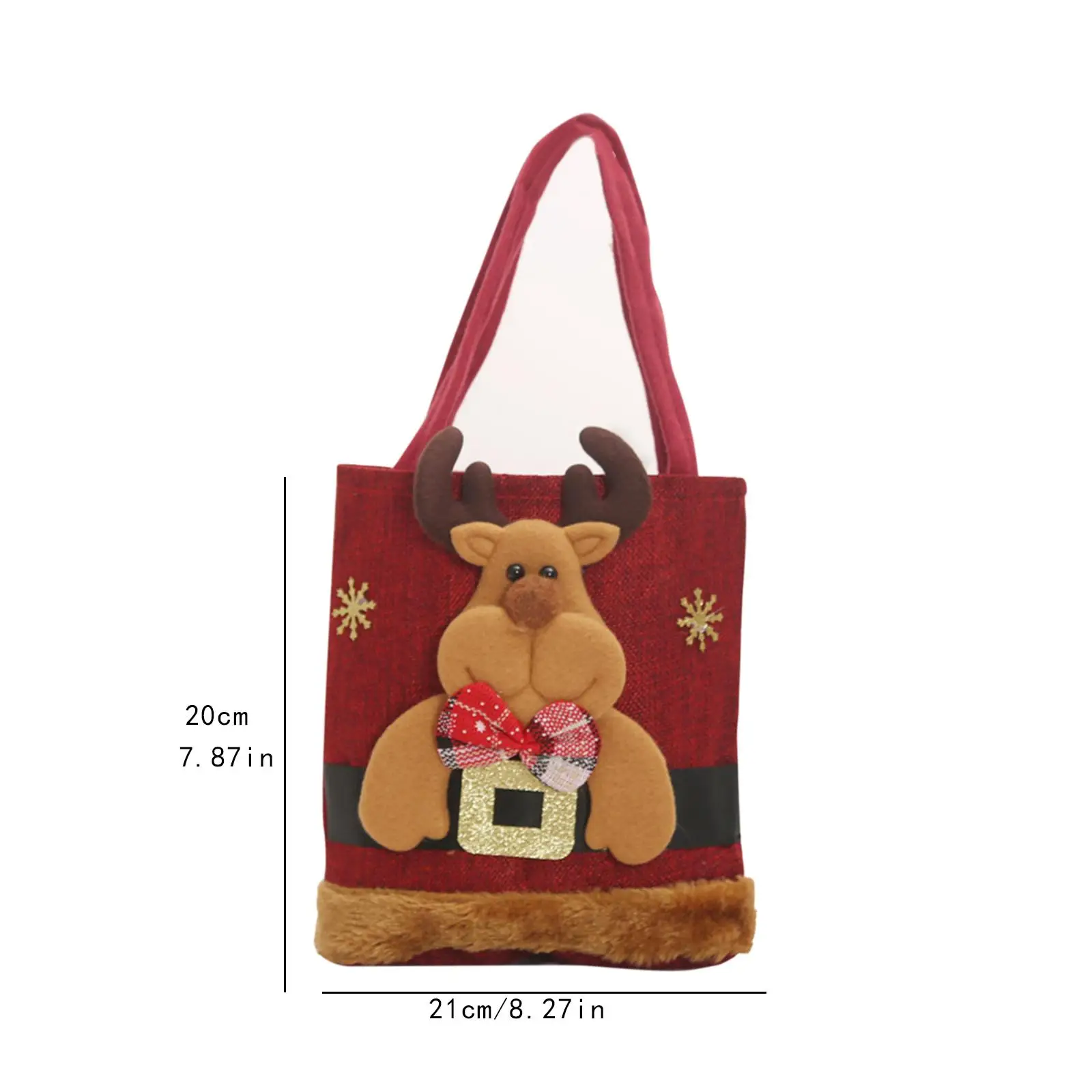 Tas boneka hadiah Natal multifungsi, tas Festival portabel multifungsi, tas boneka