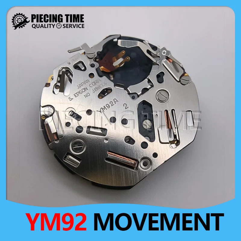 New Japanese YM92A Quartz Movement Date At 3 YM92 Watch Movement Repair and Replacement Parts