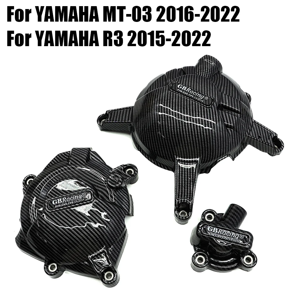 

Motocross Accessories Engine Cover Protection Set For YAMAHA MT-03 MT03 MT 03 R3 2015 2016 2017 2018 2019 2020 2021 2022