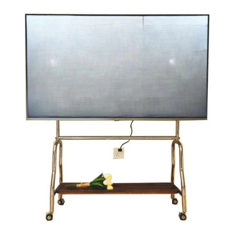 

TV floor bracket living room bedroom stainless steel art mobile modern simple hanger 43-75 inch home