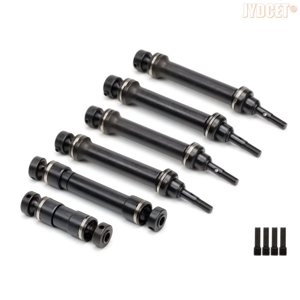 #7250R #7151 Hard Steel Main Center Driveshafts CVD Drive shafts for RC Traxxas 1/16 Mini E-Revo 71054 SUMMIT SLASH