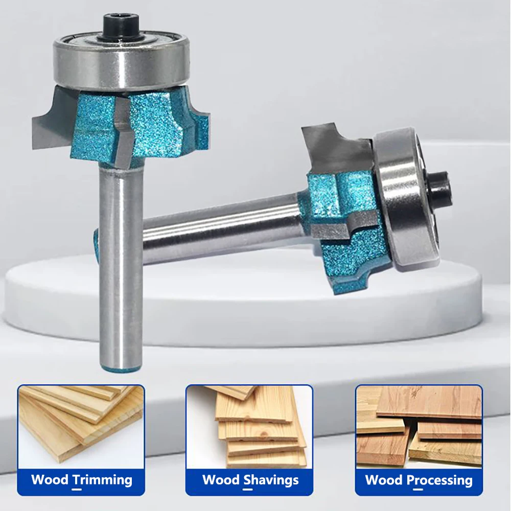 Woodworking Tool Accessories Edge Banding Machine Trimming Knife High Quality Arc Trimming Tool Bearing Alloy Milling Cutter