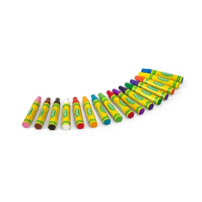 الباستيل زيت Crayola للأطفال ، ألوان متنوعة ، مجموعة من 16 لونًا متنوعًا ، بدلة ألوان جرافيتي