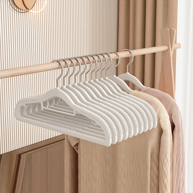 

Набор из 10 многофункциональных вешалок для влажной и сухой одежды, для дома, спальни, гардероба, с защитой от скольжения