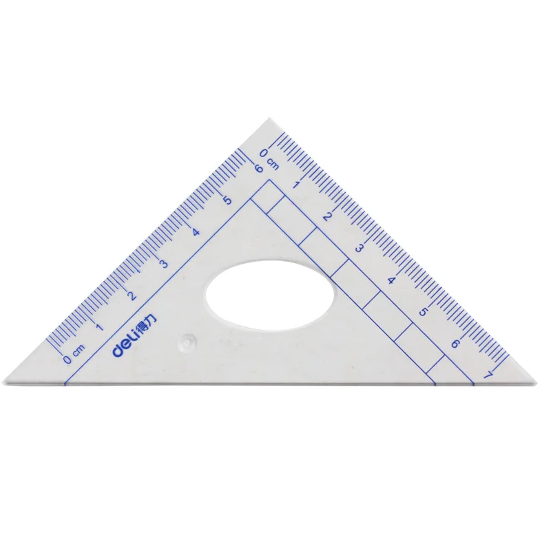 Juego de reglas para estudiantes, regla triangular, transportador, herramienta para suministros de oficina escolar, papelería para niños, matemáticas escolares, 4 piezas