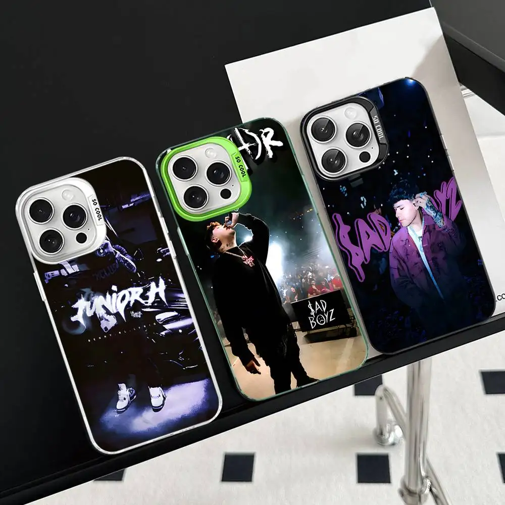 S-Singer Junior H For IPhone 17 Air Pro Max 16 15 14 13 12 11 Anti Drop Protective Color Phone Case