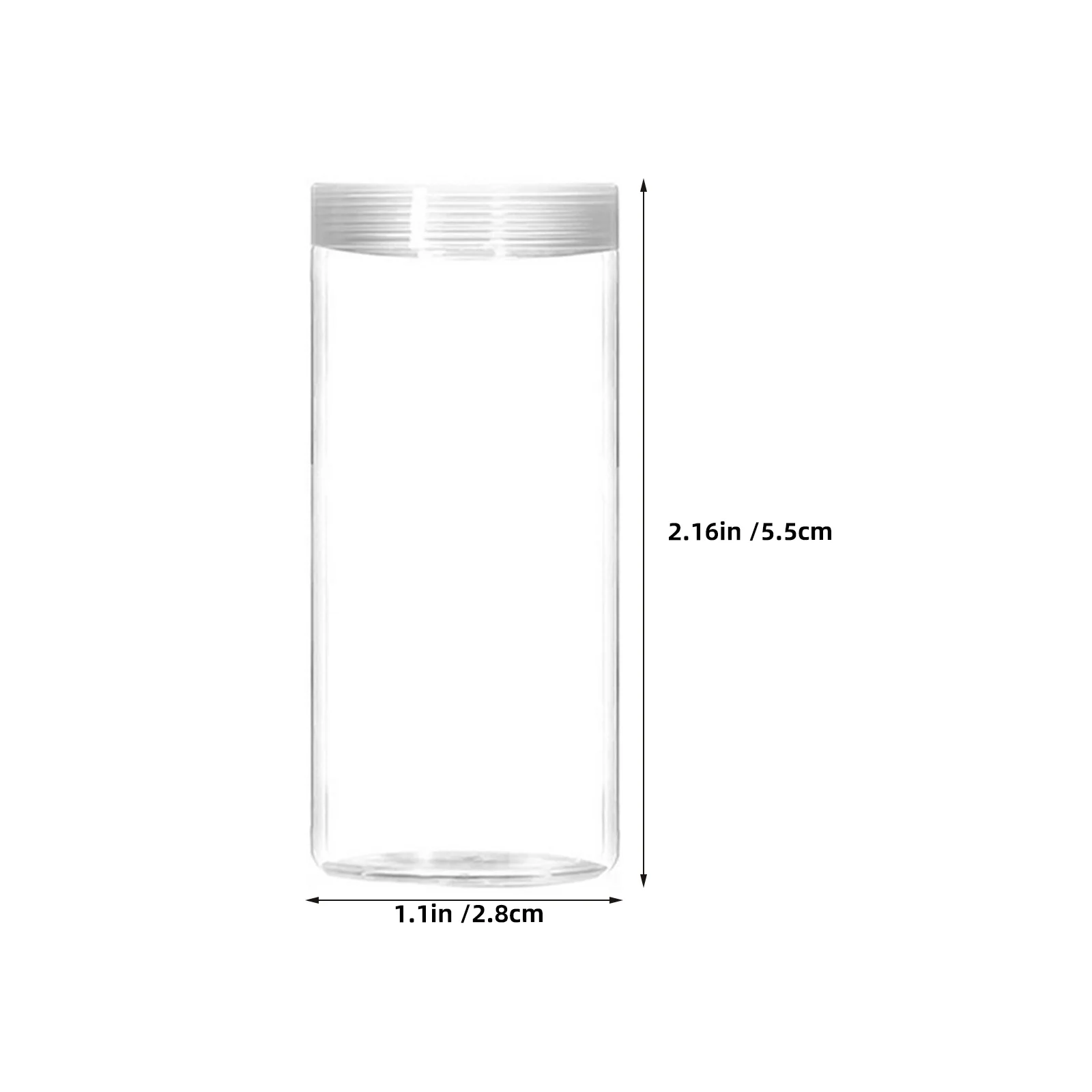 10 قطع من حاملات البلاستيك للتخزين، تصميم شفاف يحمي من الخدش، مقتنيات الأكسدة، تجميع الأنابيب المنظمة