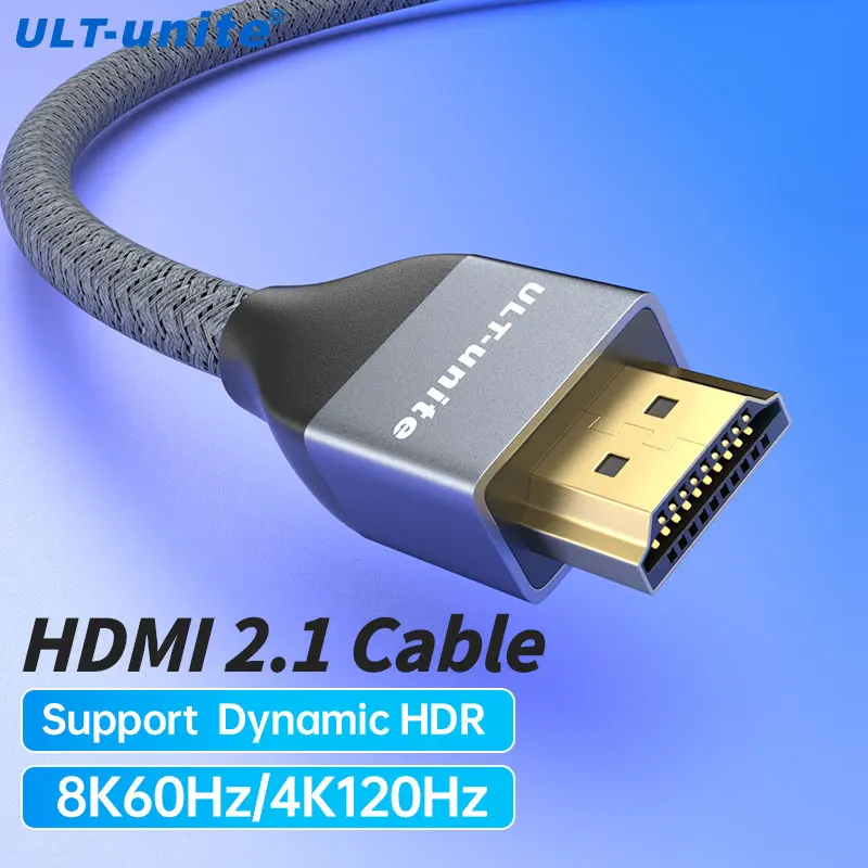 8K HDMI Cable 4K120Hz 48Gbps EARC ARC HDCP Ultra High Speed HDR For RTX Video Cable PC Laptop Projector HD TV PS5