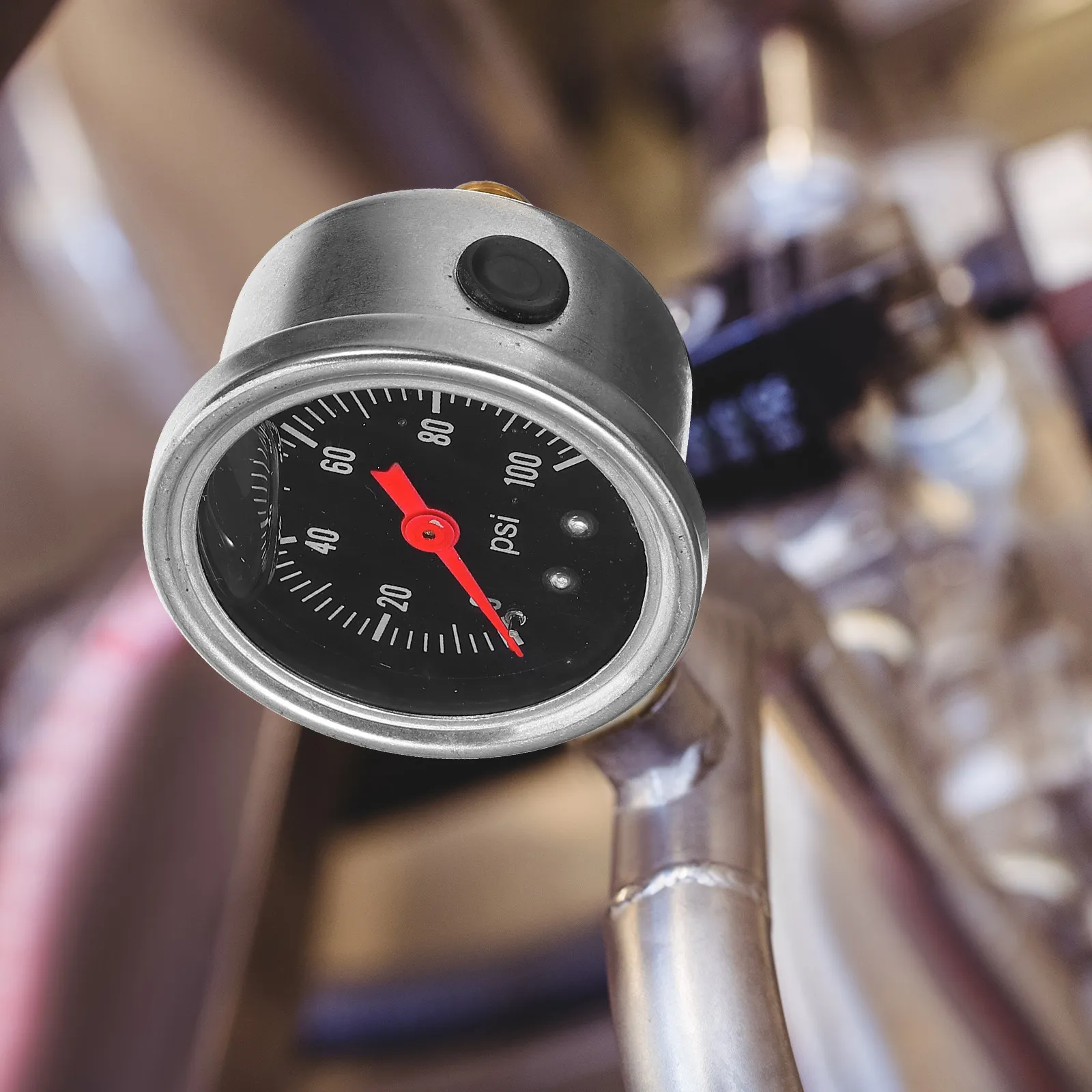 Cars Automotive Pressure Gauge Tester Automobile Oil Black Fluid Meter view 4